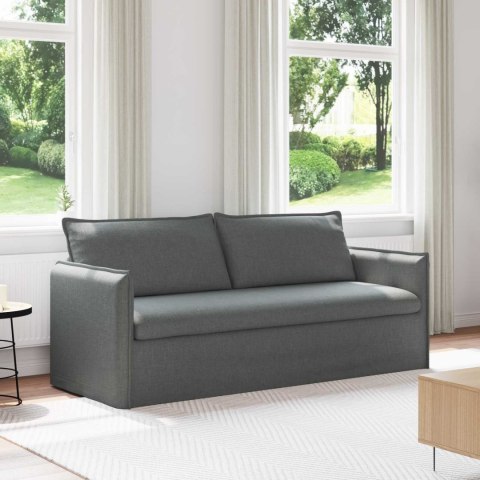 Sofa Ciemnoszary 195 x 82 x 85 cm Metal