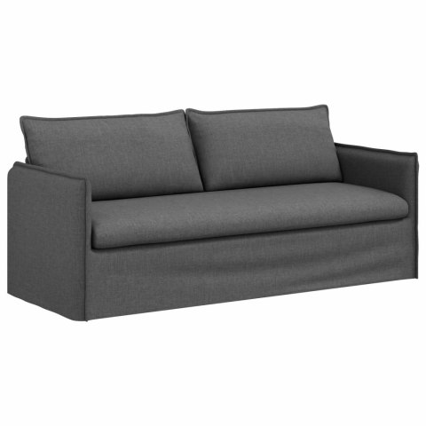 Sofa Ciemnoszary 195 x 82 x 85 cm Metal