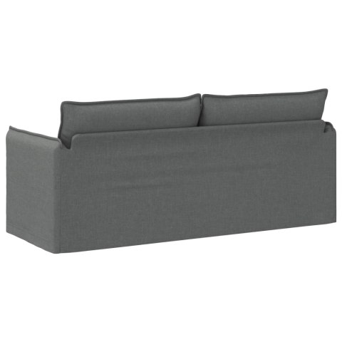Sofa Ciemnoszary 195 x 82 x 85 cm Metal