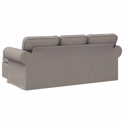 Sofa Ciemnoszary 215 x 138 x 80 cm Metal