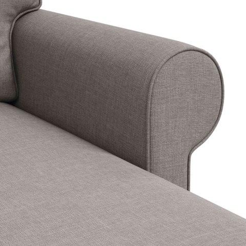 Sofa Ciemnoszary 215 x 138 x 80 cm Metal