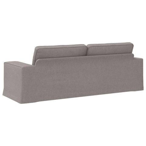 Sofa Ciemnoszary 222 x 80 x 82 cm Metal