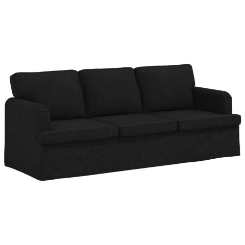 Sofa Czarny 142 x 80 x 85 cm Metal
