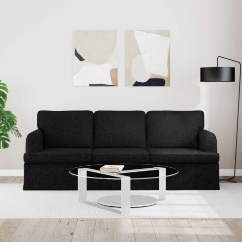 Sofa Czarny 142 x 80 x 85 cm Metal