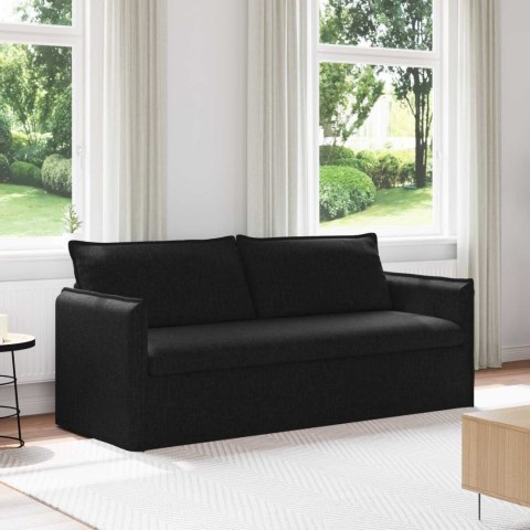 Sofa Czarny 195 x 82 x 85 cm Metal