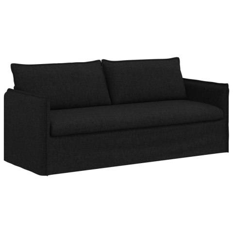 Sofa Czarny 195 x 82 x 85 cm Metal