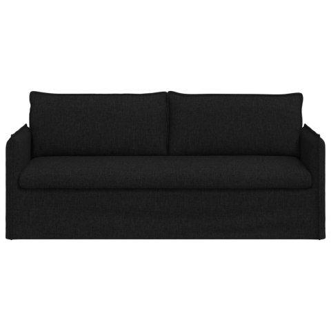Sofa Czarny 195 x 82 x 85 cm Metal