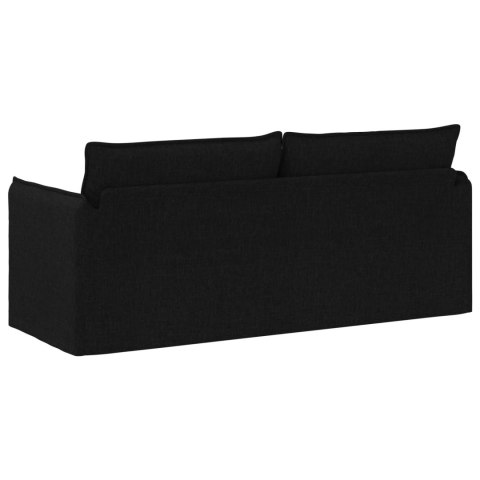 Sofa Czarny 195 x 82 x 85 cm Metal