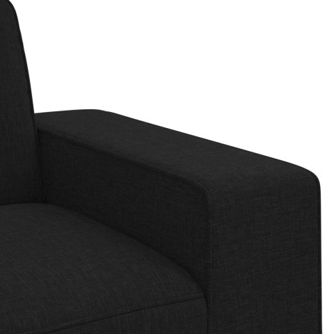 Sofa Czarny 222 x 80 x 82 cm Metal