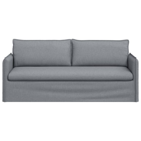 Sofa Jasnoszary 195 x 82 x 85 cm Metal