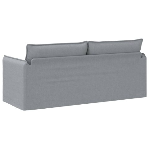 Sofa Jasnoszary 195 x 82 x 85 cm Metal