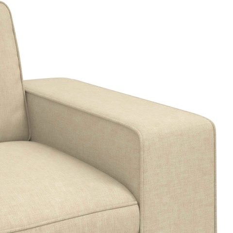 Sofa Kremowy 222 x 80 x 82 cm Metal