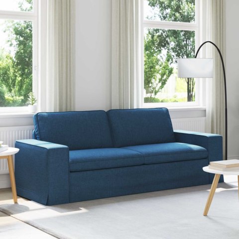 Sofa Niebieski 222 x 80 x 82 cm Metal