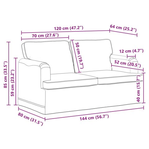 Sofa 2 pcs Ciemna zieleń Metal
