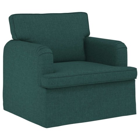 Sofa 2 pcs Ciemna zieleń Metal