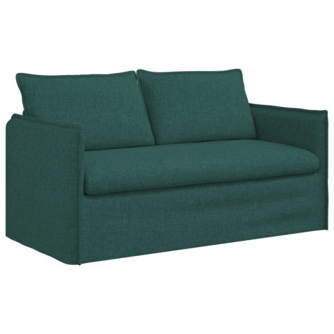 Sofa 2 pcs Ciemna zieleń Metal