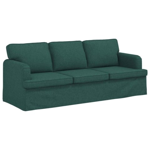 Sofa 2 pcs Ciemna zieleń Metal
