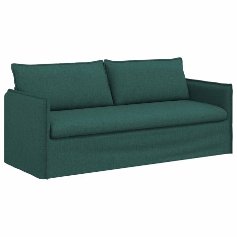 Sofa 2 pcs Ciemna zieleń Metal