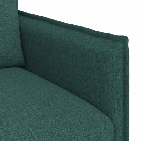 Sofa 2 pcs Ciemna zieleń Metal