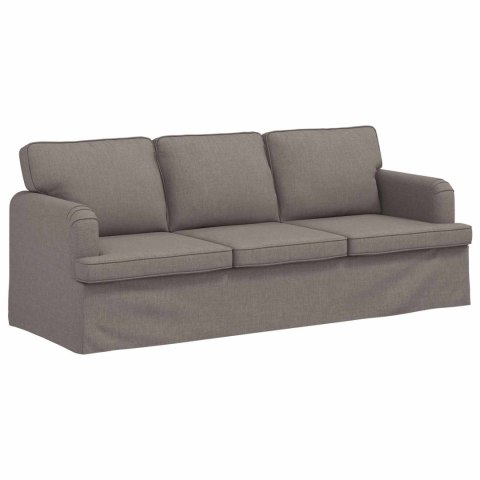 Sofa 2 pcs Ciemnoszary Metal