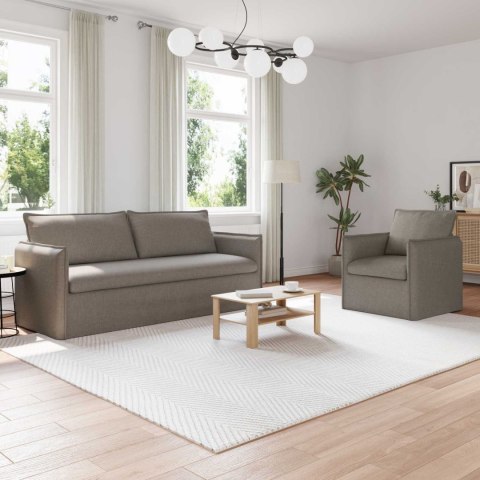 Sofa 2 pcs Ciemnoszary Metal