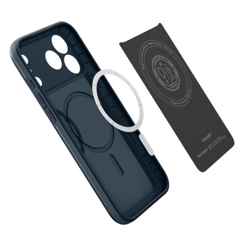 Etui pokrowiec case na iPhone 17 Pro Max MagSafe Thin Fit - granatowe