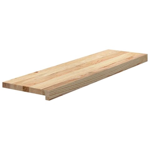 Stopnie schodowe, 20 szt. surowe 90x30x2cm lite drewno dębowe