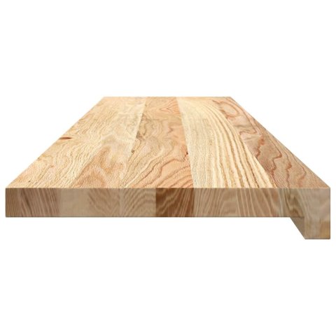 Stopnie schodowe, 20 szt. surowe 100x30x2cm lite drewno dębowe