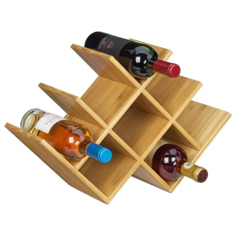 Stojak na wino SOLARIS naturalny