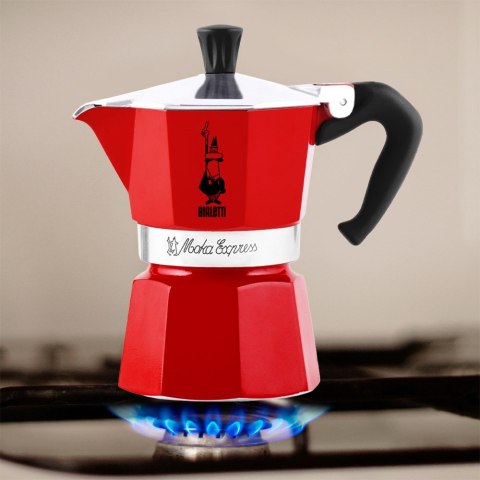 Kawiarka BIALETTI Moka Express (kolor czerwony)