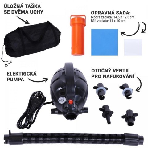 AirTrack mata gimnastyczna 300x100x10 cm z pompką i torbą