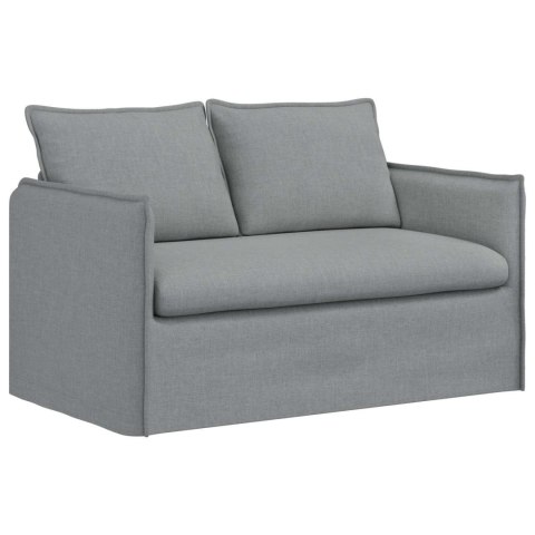Sofa 120cm 2 pcs Jasnoszary Metal