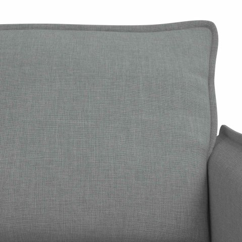 Sofa 120cm 2 pcs Jasnoszary Metal