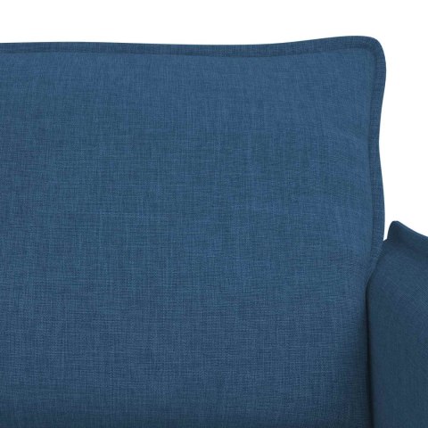 Sofa 120cm 2 pcs Niebieski Metal