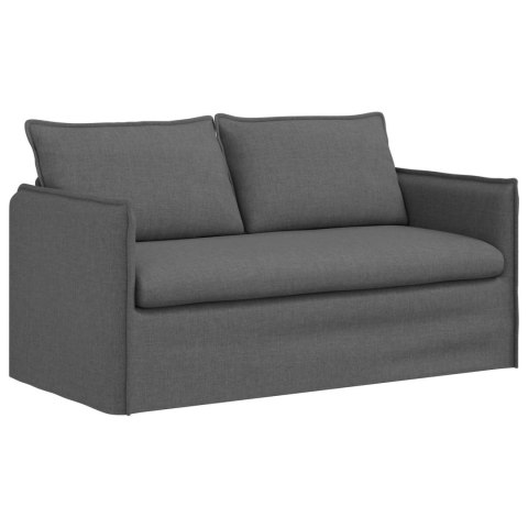 Sofa 140cm 2 pcs Ciemnoszary Metal