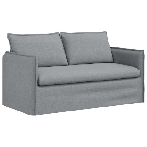 Sofa 140cm 2 pcs Jasnoszary Metal