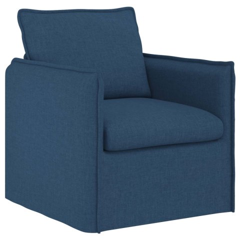 Sofa 180cm 2 pcs Niebieski Metal