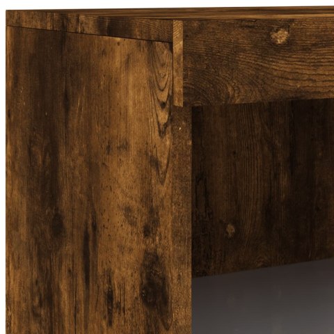 Szafka z oświetleniem LED, przydymiony dąb, 181,5x37x100 cm