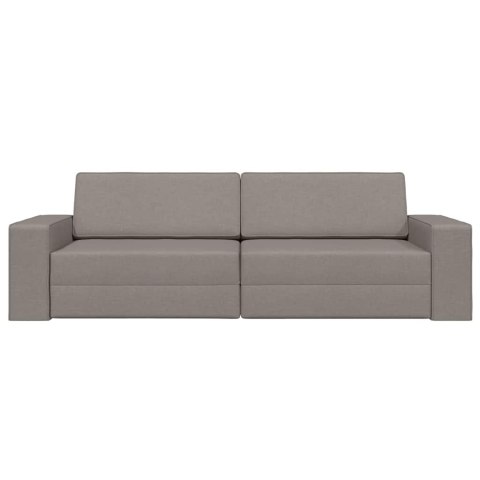 Sofa Bed 200cm Ciemnoszary tkanina