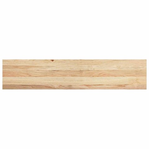 Stopnie schodowe, 12 szt. surowe 120x30x2cm lite drewno dębowe