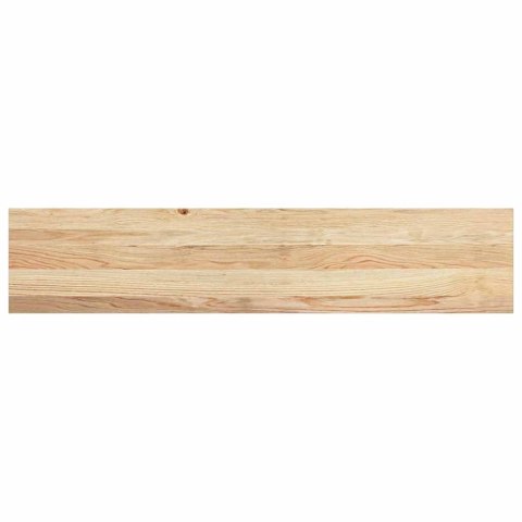 Stopnie schodowe, 8 szt., surowe 120x30x2 cm lite drewno dębowe