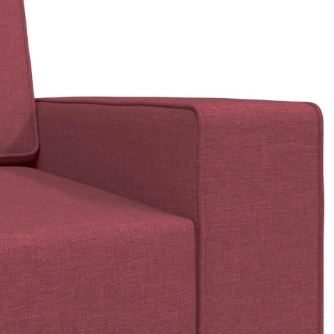 Sofa Bed 200cm Czerwone wino tkanina