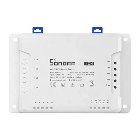 Inteligentny przełącznik WiFi SONOFF 4CHR3