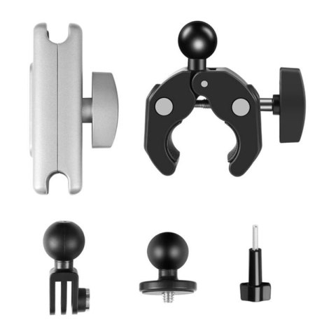 Uchwyt motocyklowy PULUZ do kamer sportowych (DJI, GoPro, Insta360) (czarny)