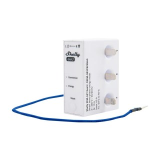 Miernik energii 1/3-kanałowy WiFi Shelly 3EM-63T Gen3 (płaski zacisk)