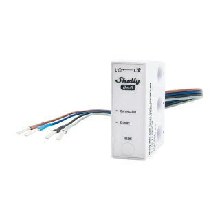 Miernik energii 1/3-kanałowy WiFi Shelly 3EM-63W Gen3 (model przewodowy)