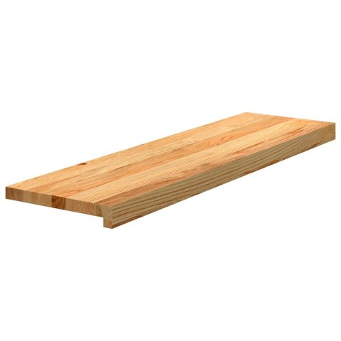 Stopnie schodowe, 20 szt. brązowe 90x30x2cm lite drewno dębowe