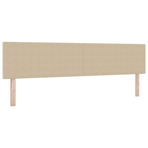 Łóżko z sprężyną LED Jasnoszary i biały. 200 x 200 cm