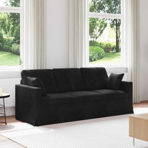 Sofa 180cm Czarny Metal