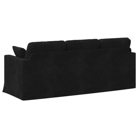 Sofa 180cm Czarny Metal